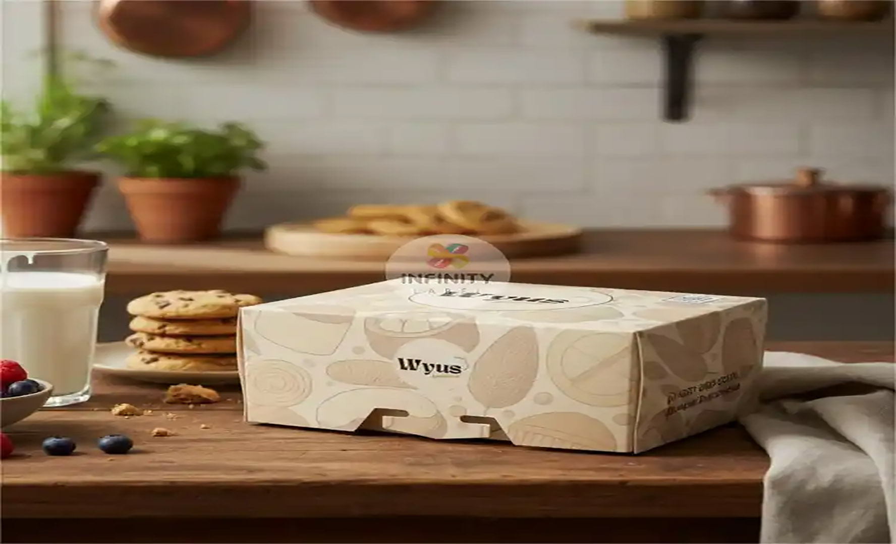 Infinity Sticker Label & Packaging