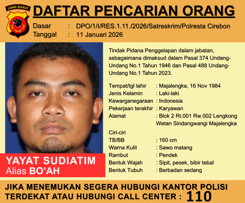 SKANDAL BESAR! Kepala Gudang Asal Majalengka Jadi Buronan POLISI – Tindak Pidana Penggelapan Ini Bikin Geger!